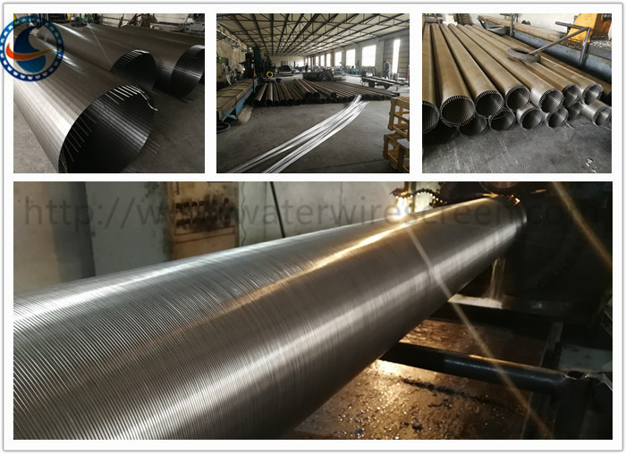 Stainless 316l Water Wire Screen Johnson Type Wraps Slot Filter Pipe