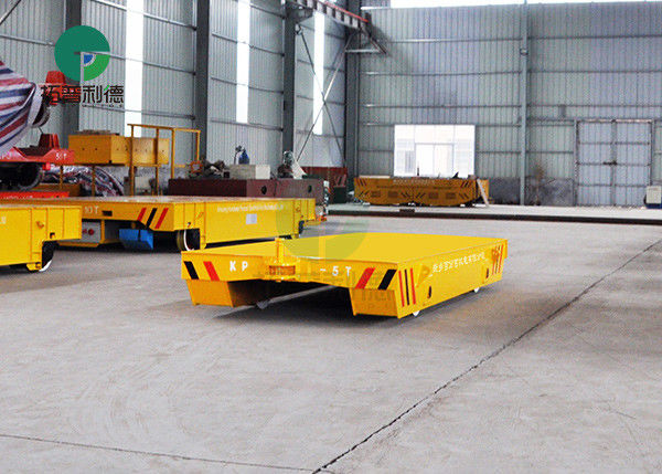 Industrial Material Handling Trackless Transfer Trailer Non Motor Transfer Cart With Draw Bar