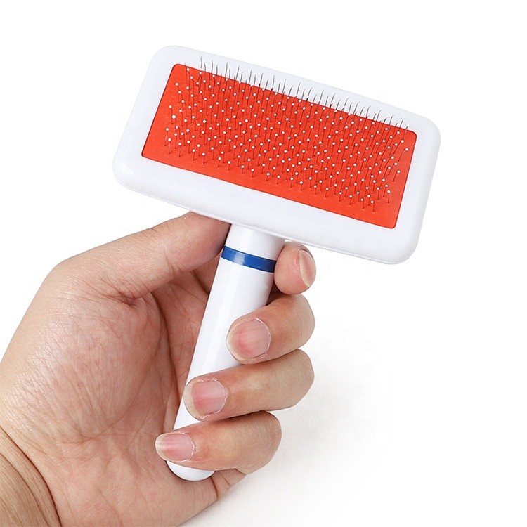 Fashionable Pet Hair Brush Easy Clean / Disinfect Length 5.4 Inch For Remove Fleas