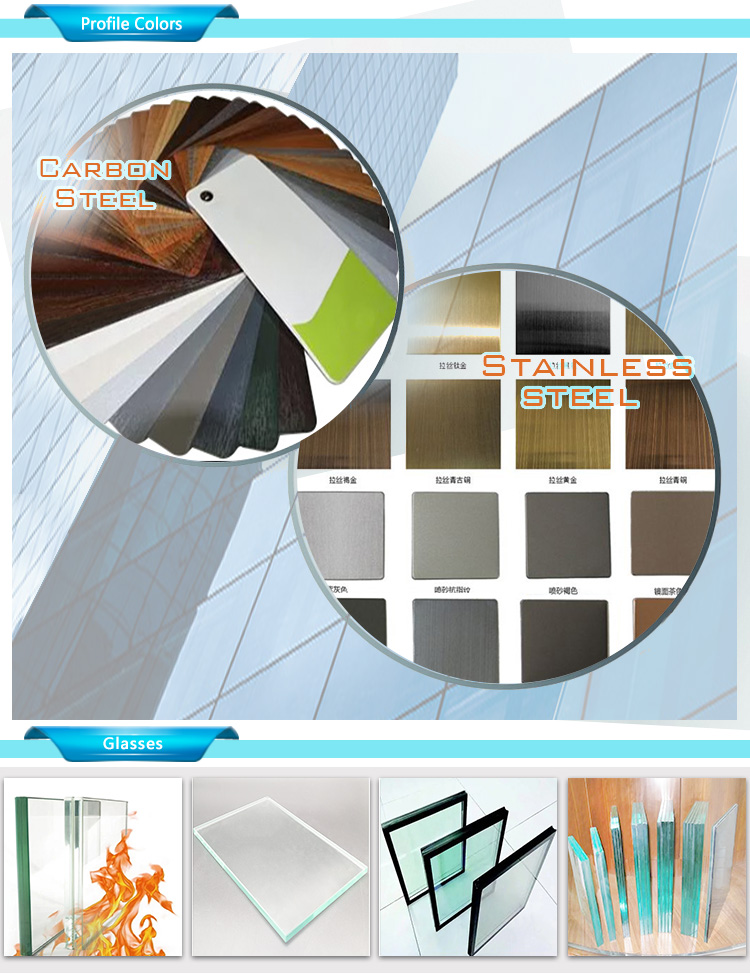 KDSBuilding High Quality Low Price China Supplier Double Glass Single Steel Door Design