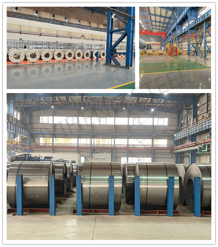 600mm - 1500mm Electrical Steel Coil , Cold Rolled Non Grain Oriented Steel