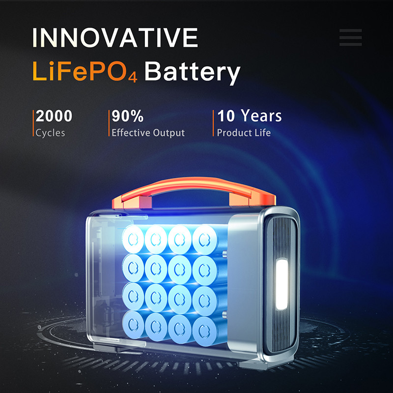 200w Lithium Portable Power Station Household Energy Storage Emergency Power Station