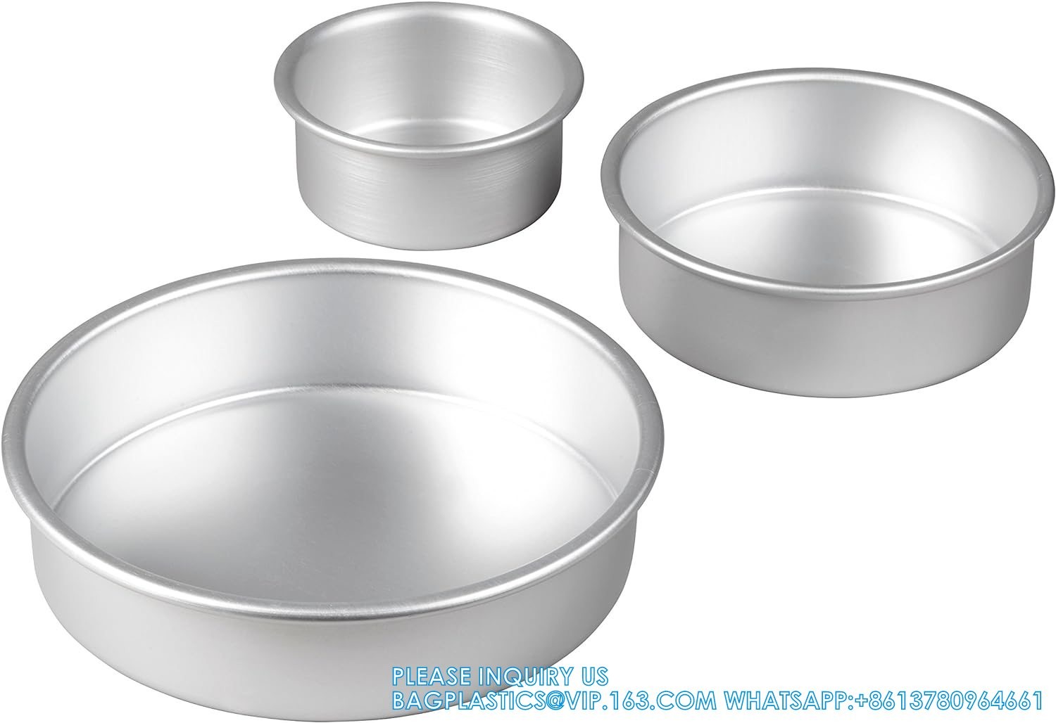 Factory Oem Original Cake Molds Baking Tools Cake Pans set Aluminum Round Cake Pans, 3-Piece Set with 8-Inch, 6-Inch