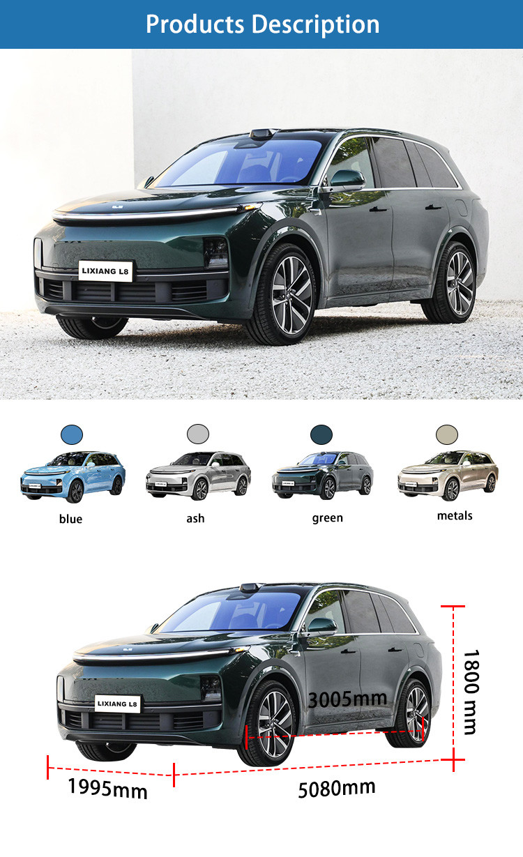 Long Rang Lixiang L8 Pro Hybrid Electric SUV Cars New Energy Vehicle