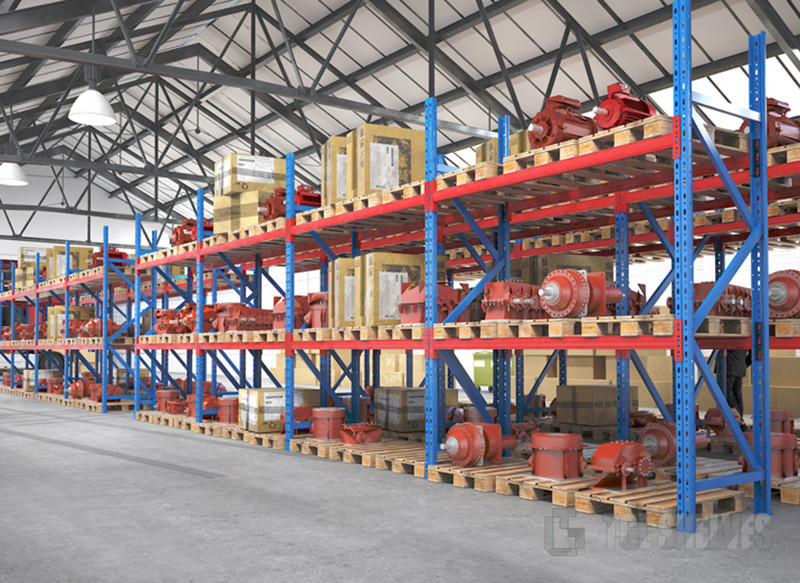 ODM Heavy Duty Metal Shelves , Industrial Warehouse Storage Racks H1830×W914×D457mm