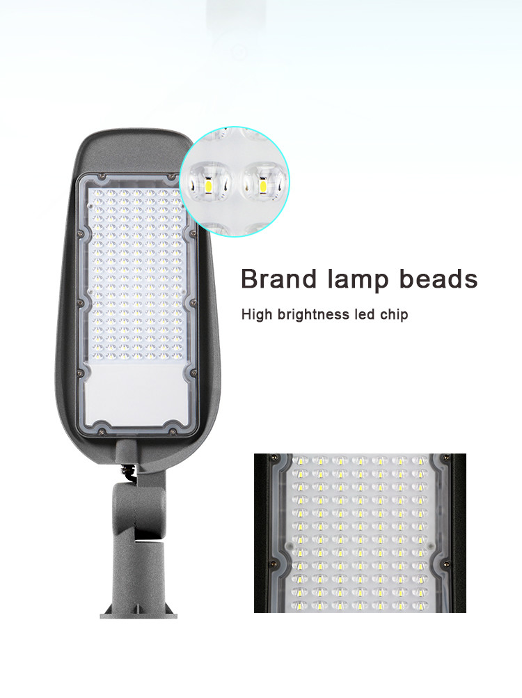 High Power Module Waterproof LED Street Light Outdoor 70Ra 100watt