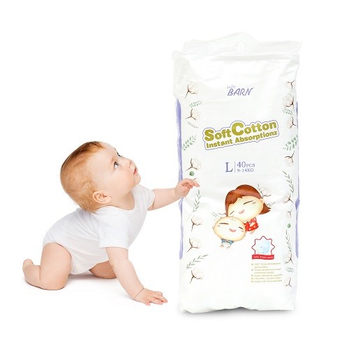3D Leak Prevention Channel Baby Dry Nappies PP Tape Or Magic Tape