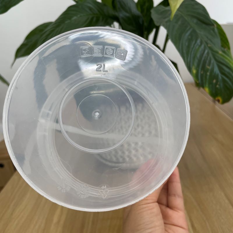 Heat Transfer 200ML-25L Round Plastic Buckets With Handle 100% Virgin PP Material