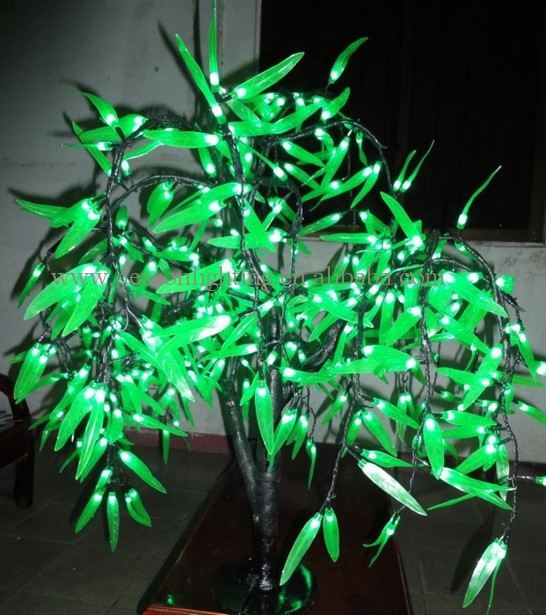 Led Green Willow Tree Light outdoor holiday decoration on sale