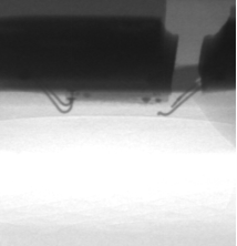 LED gold wire crack inspection example