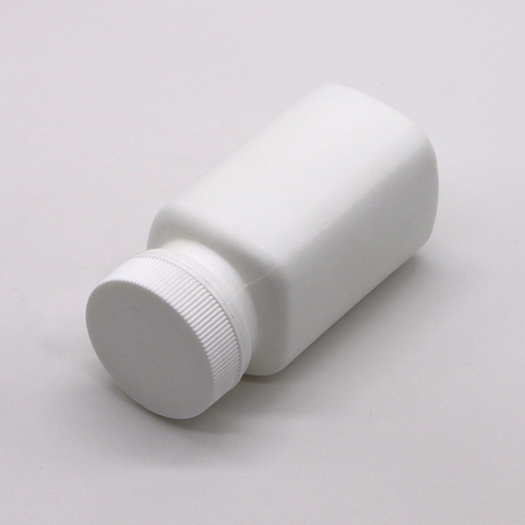 Collar and Base Material HDPE 105ml Plastic Vial for Sterile Liquid Storage