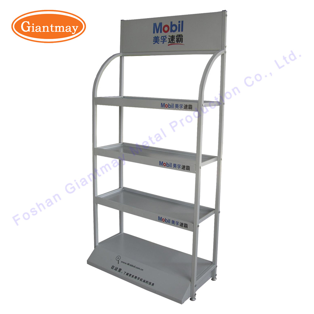Car Shop Engine Shelf Stand Lubricating Oil Display Rack