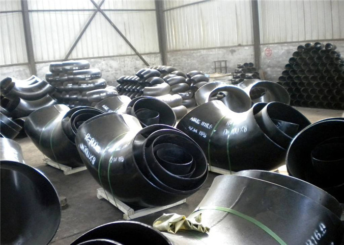 SCH40 ASTM A105 Elbow 6 Inch SGP Welded Pipe Fittings DN6 EN10253