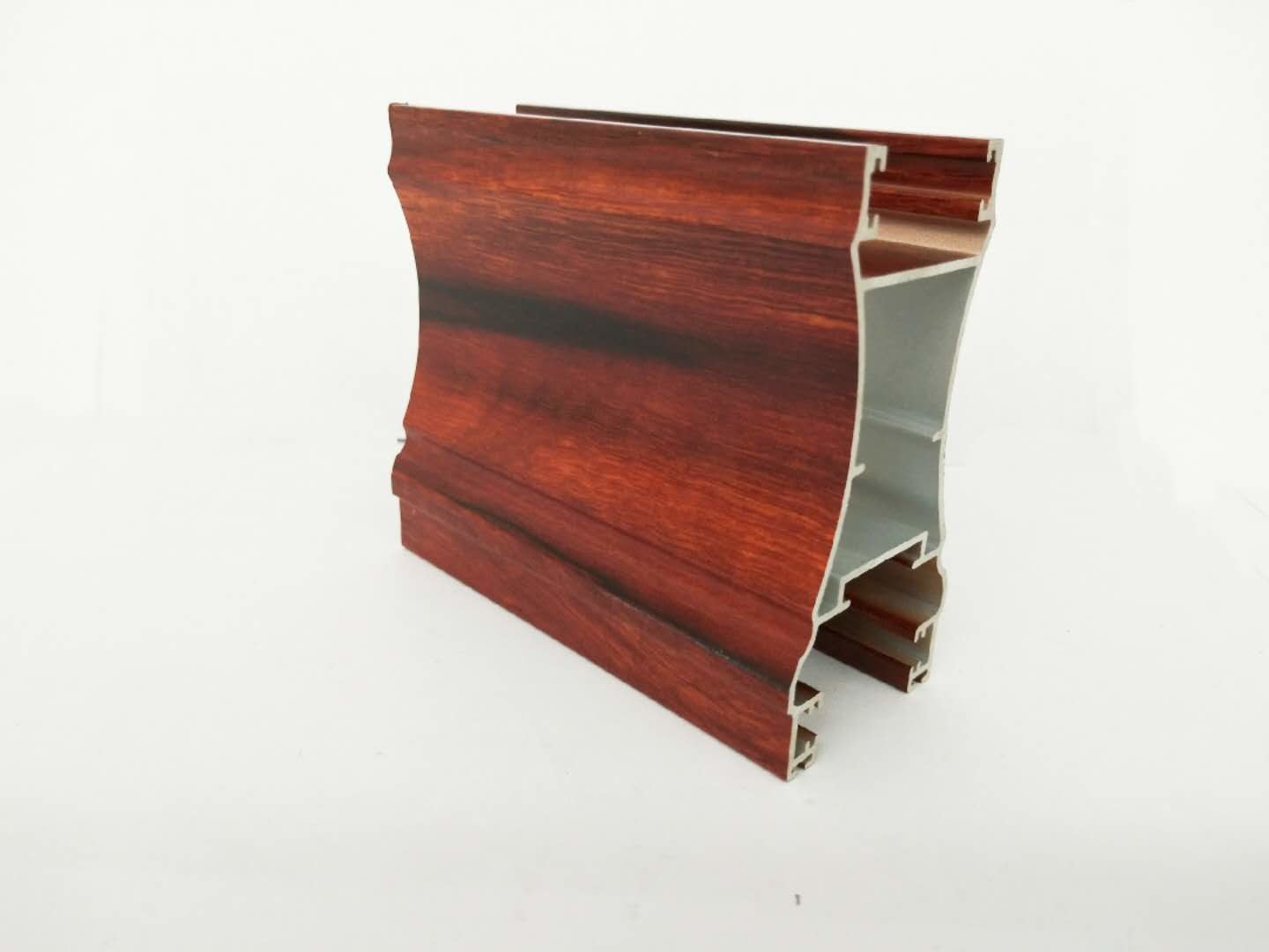 Wooden Colour Extruded Aluminum Electronics Enclosure Clear Texture