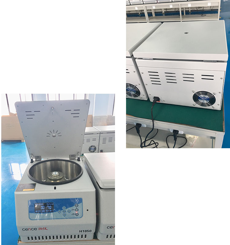 Multiple Rotor Available Multipurpose Desktop High Speed Centrifuge