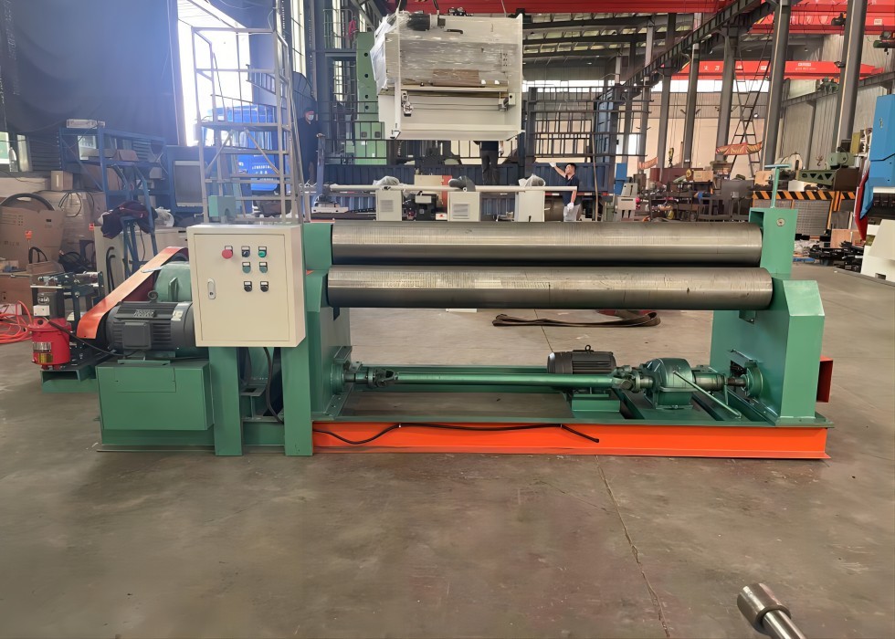 Mechanical Symmetrical 3 Roller Plate Bending Rolling Machine Hydraulic