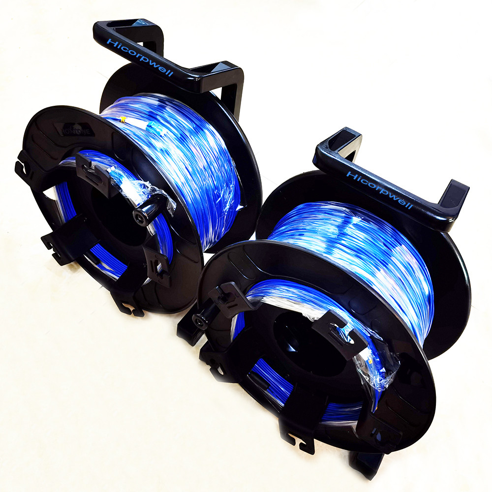 Blue Fiber Optic Patch Cables 3.0mm 300M Low Insertion Loss With Custom Length