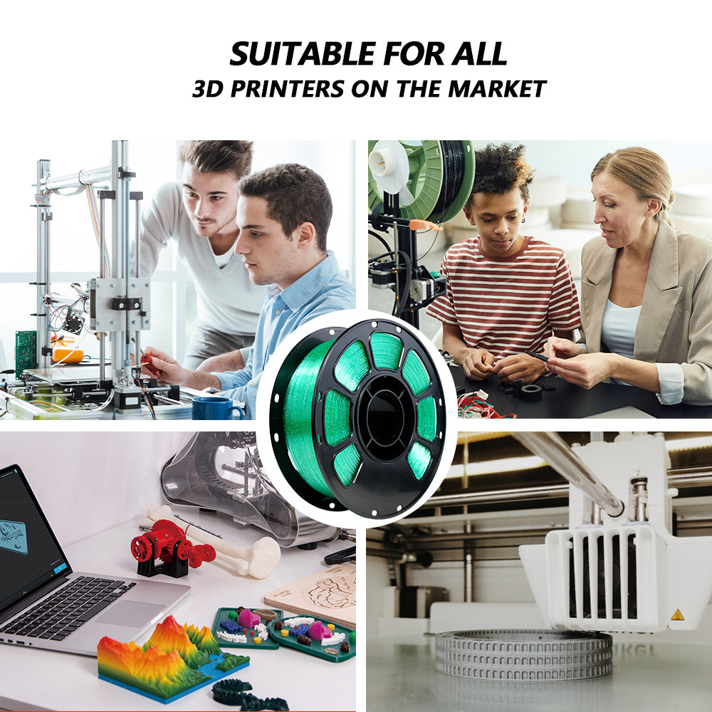 PETG Filament Flash Point Mint Green Strong PETG 3D Printer Filament，1.75mm Dimensional Accuracy +/- 0.02mm