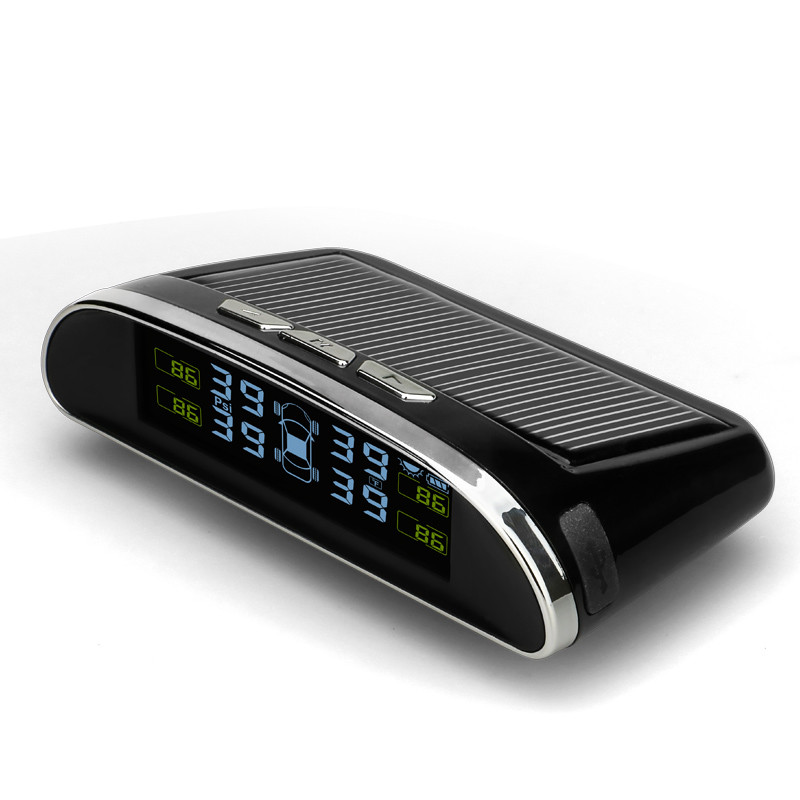 New Product Solar Power Car TPMS DIY Installation Wireless Transmission With Display Pressure and Temperature
