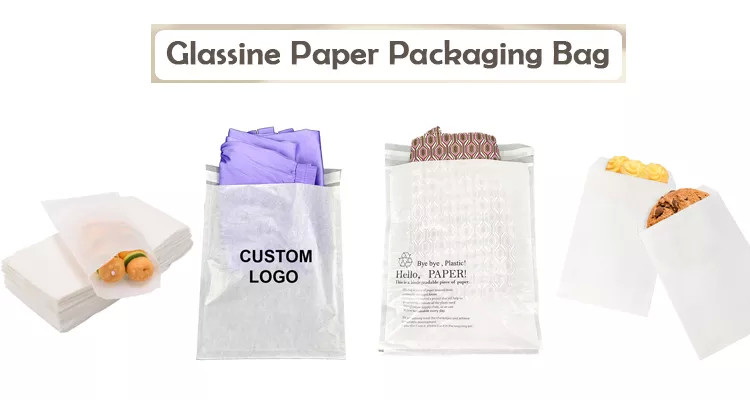 Custom Eco Friendly Glassine Bags Self Adhesive Seal Glassine Paper Envelopes
