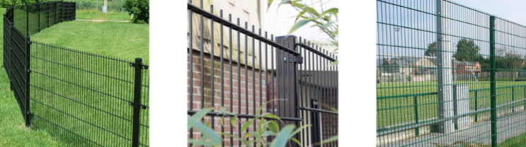 Welded 0.5m Width Double Loop Wire Fencing 868 / 656 For Garden