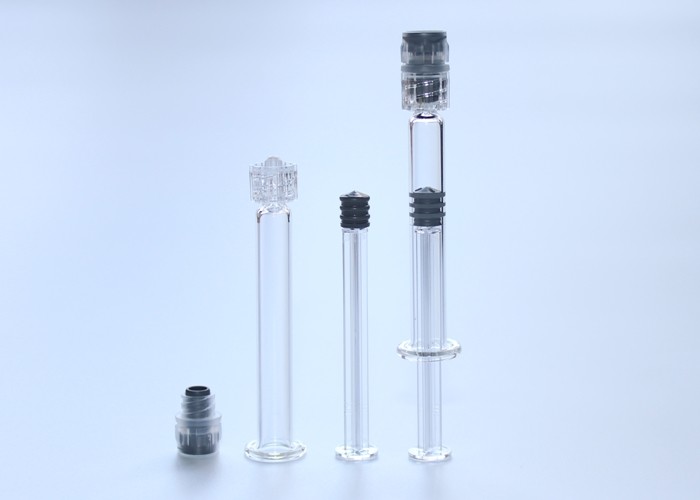 1ml Sterile Glass Syringes , Thin And Long Pre Filled Syringe For Medical