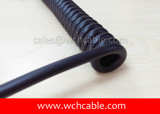 UL21223 POS Device Curly Cable