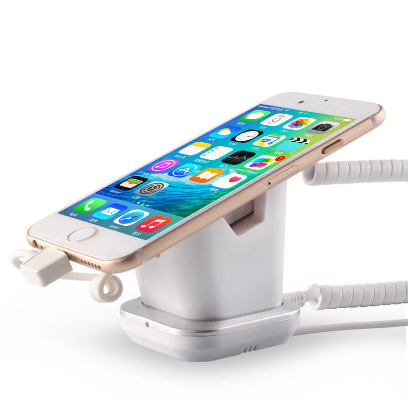 COMER mobile phone security alarm mounting stands anti-theft cable locking magnetic display stands