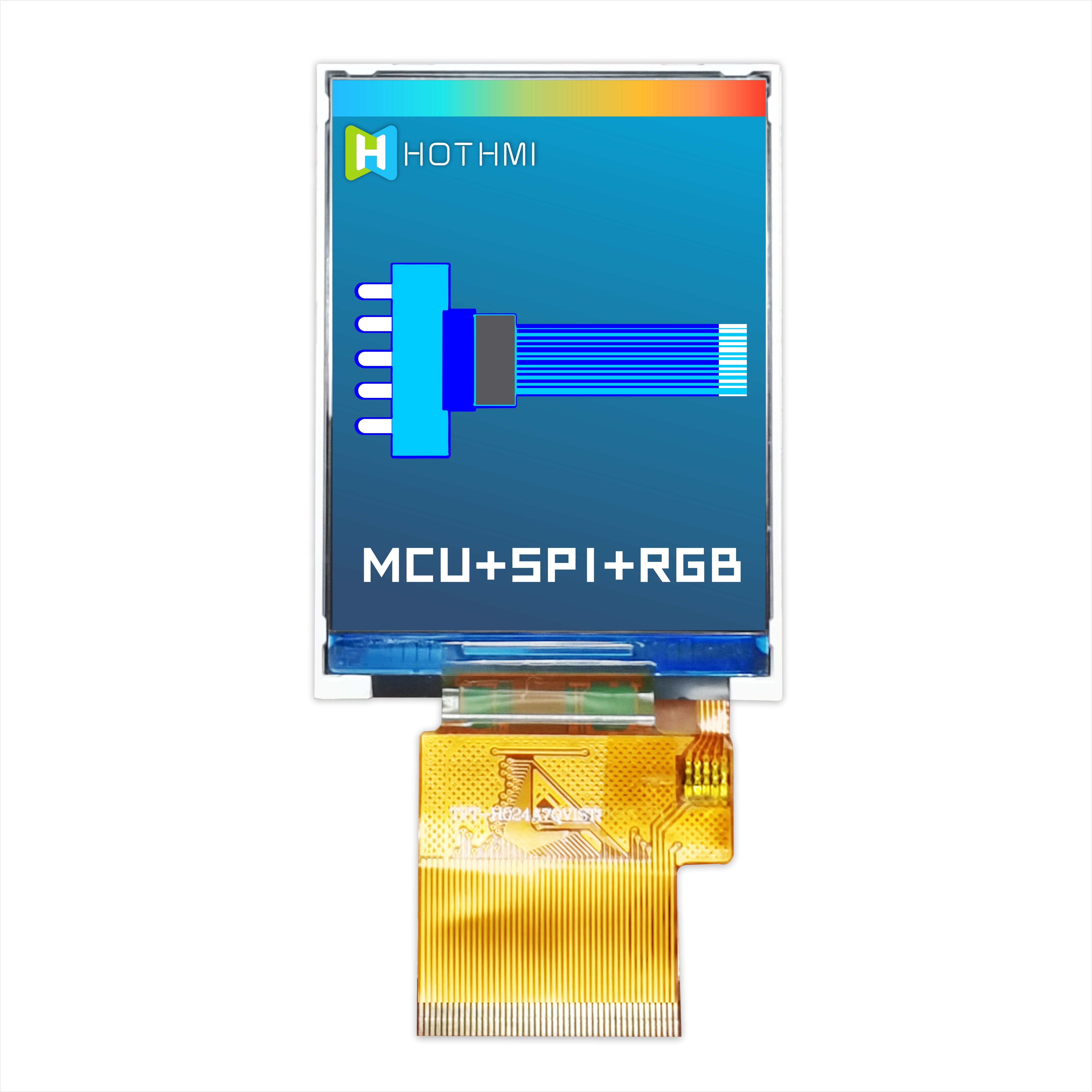 2.4 Inch TFT Sunlight Readable , 240x320 Sun Readable Display TFT-H024A7QVIST8N45