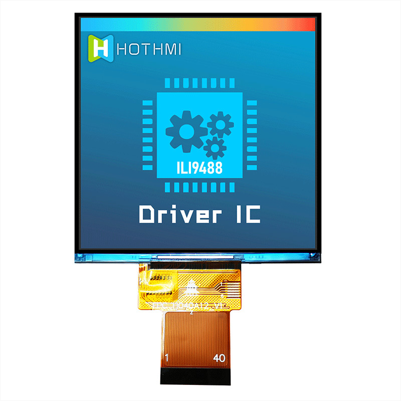Square Durable IPS TFT LCD Display 4 Inch 320x320 Dots With IC TFT-H040A12DHIIL4N40