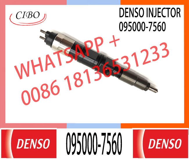 Diesel engine injector 095000-7560 RE524361 diesel fuel injection engine parts 095000-7560