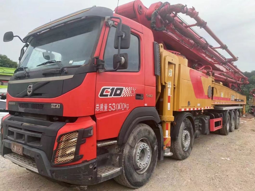 2020 Used Concrete Pump Truck 62m Volvo Chassis Truck Mounted Pump Construction Equipment