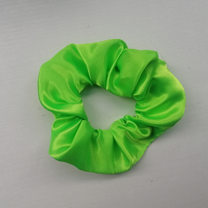 Durable Brown Stretchy Hair Ties Pack Ring Girls LED Luminous Satin Colorful Party 11cm