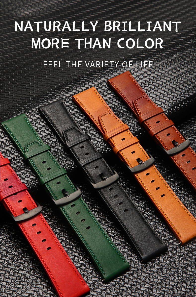 Genuine Leather Smart Watch Straps For iWatch 38mm 40mm 42mm 44mm 45mm 100%