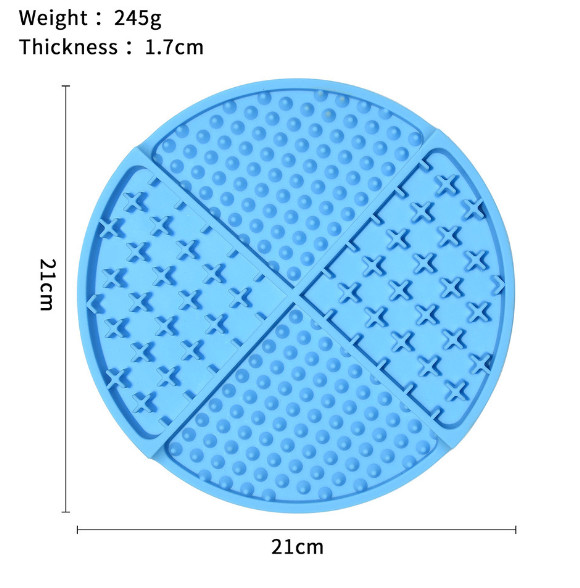 Multifunction silicone Dog Licking Mat With Suction Cups