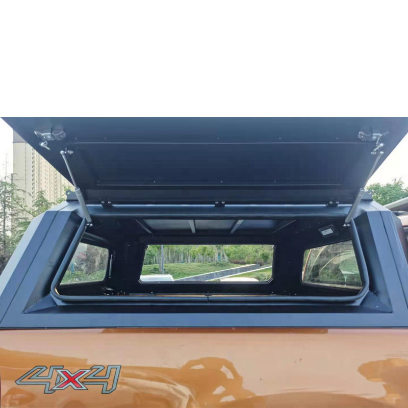 4x4 Black Steel Hard Tonneau Cover For Toyota Hilux Ford Ranger F150 BT50 Dmax