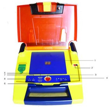 Automated External Defibrillator AED Portable Emergency Ambulance CPR Practice