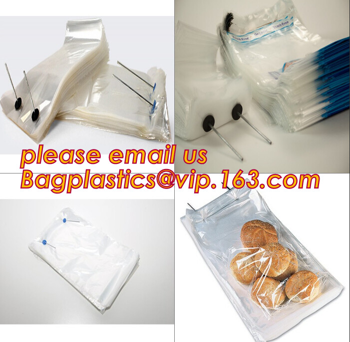 FDA Approved Plain Wicket Bags Bread Micro Perforated Plastic Bag,PE wicket block header bag,bakery bread bag bagease pa
