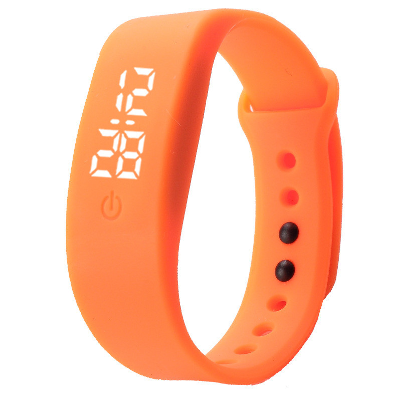 Colorful Promotional LED Silicone Watch Wrist Watch Logo Customized