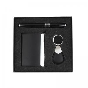 China Gift Business Luxury Corporate Men Gift Set 3 in 1 promotional pen card holder  pen gift sets for clients on sale