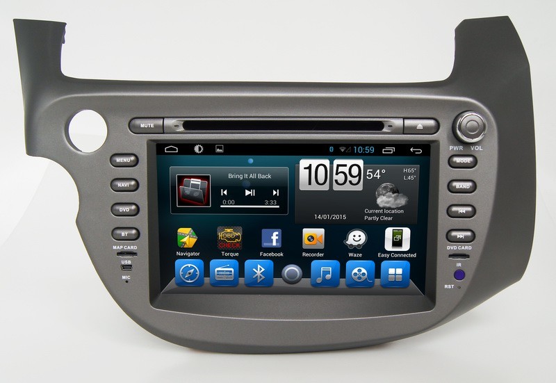 Ouchuangbo car radio touch screen android 6.0 for Honda FIT JAZZ 2008-2012 with gps navigation bluetooth