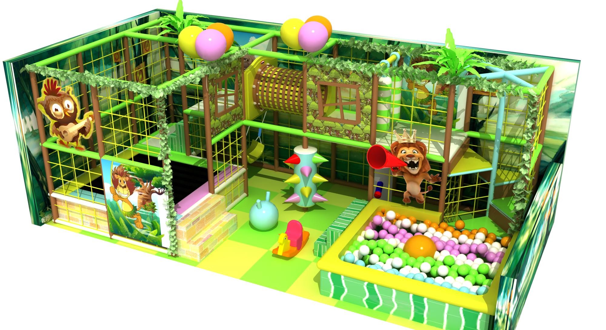 best galvanized pipe and plastic kids large indoor playground eco friendly