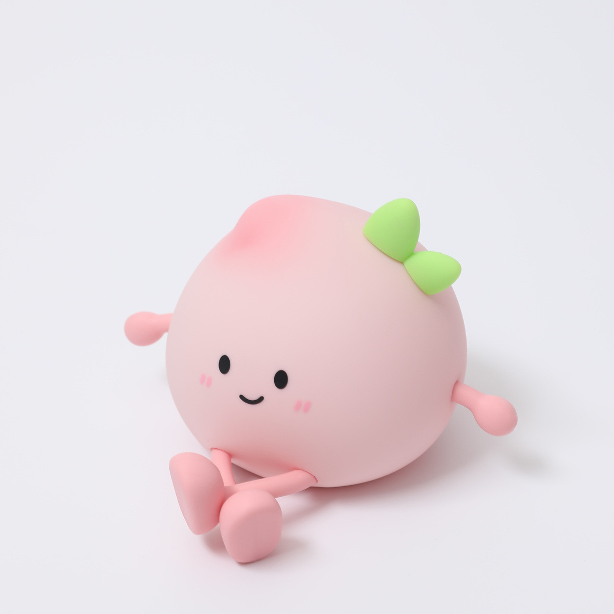 Cute Peach Night Light For Kids Soft Silicone Sleep Light With USB Rechargeable Touch Sensor Nightlights For Kids Room