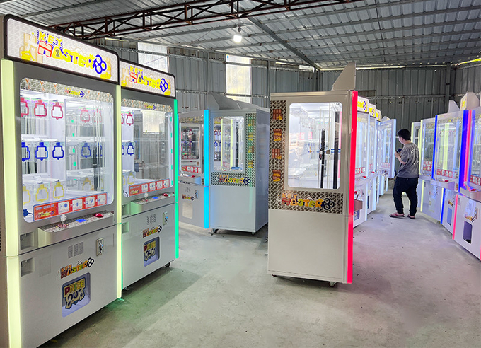 Golden Skill Crane Key Master Game Machine with Bill Acceptor Mini 9 Hole Shoes Vending