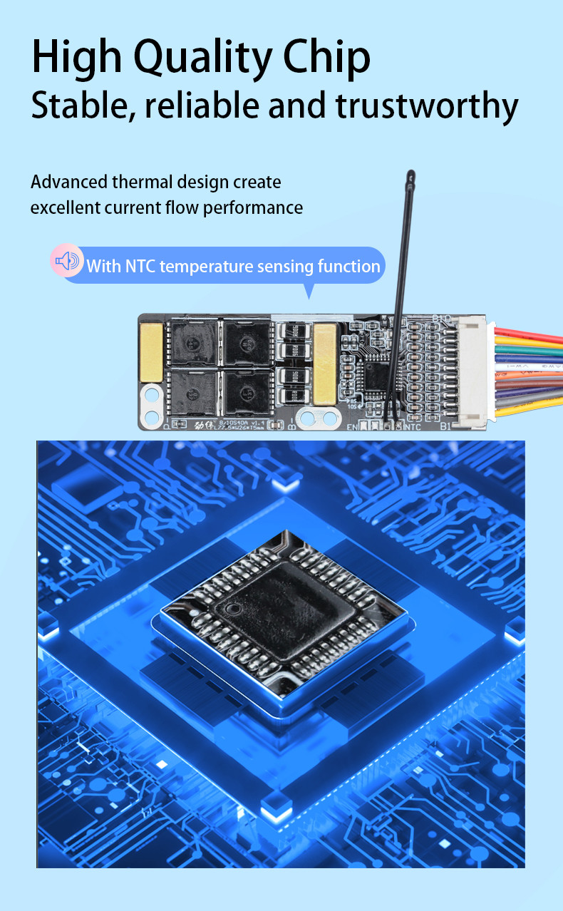 Rechargeable Lithium Ion Battery Pack With BMS 9S 40A 37V Li-Ion Cell 18650 BMS
