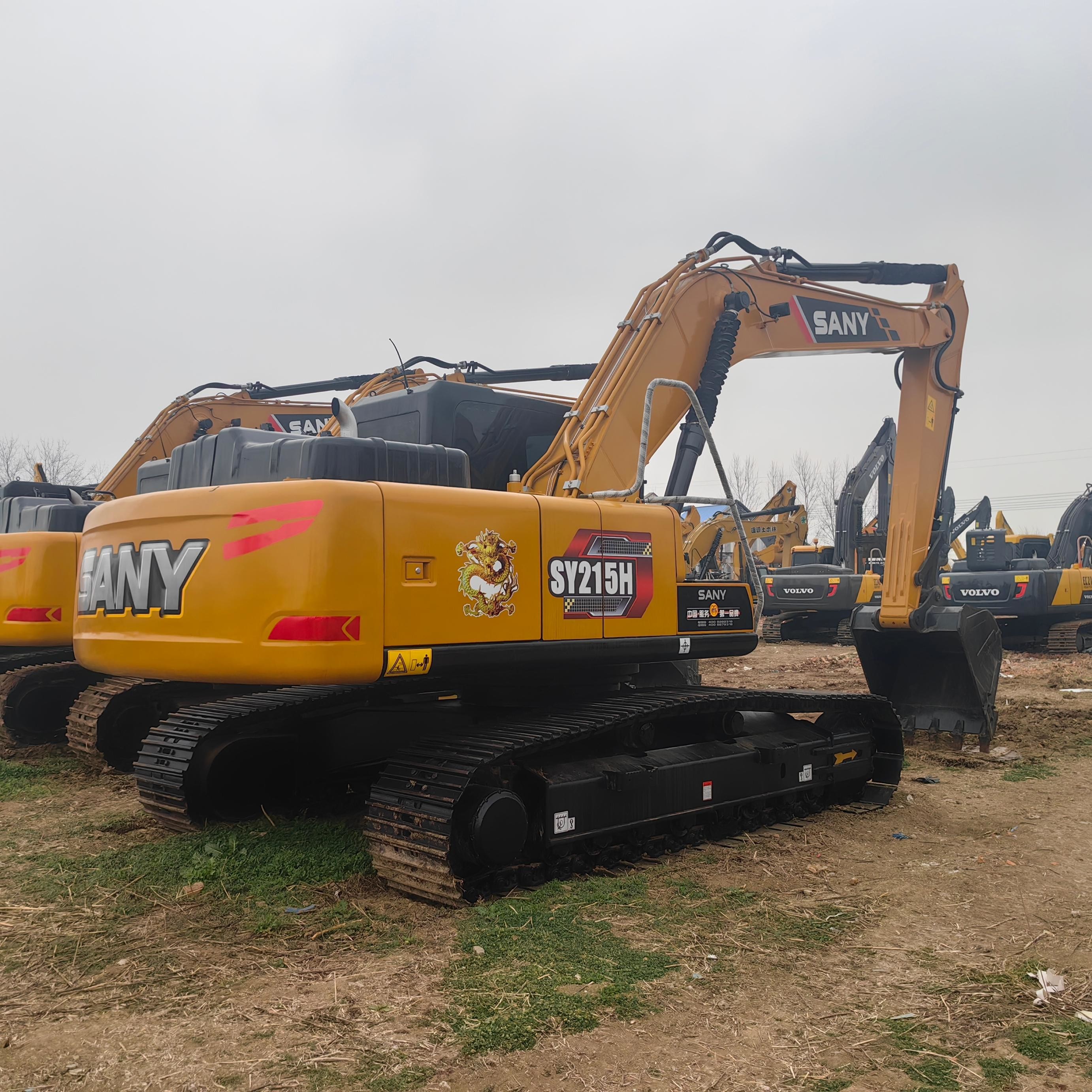 New Arrival Used SANY Brand Sy215H Excavator 21 Ton Heavy Earth Moving Machine For Sale