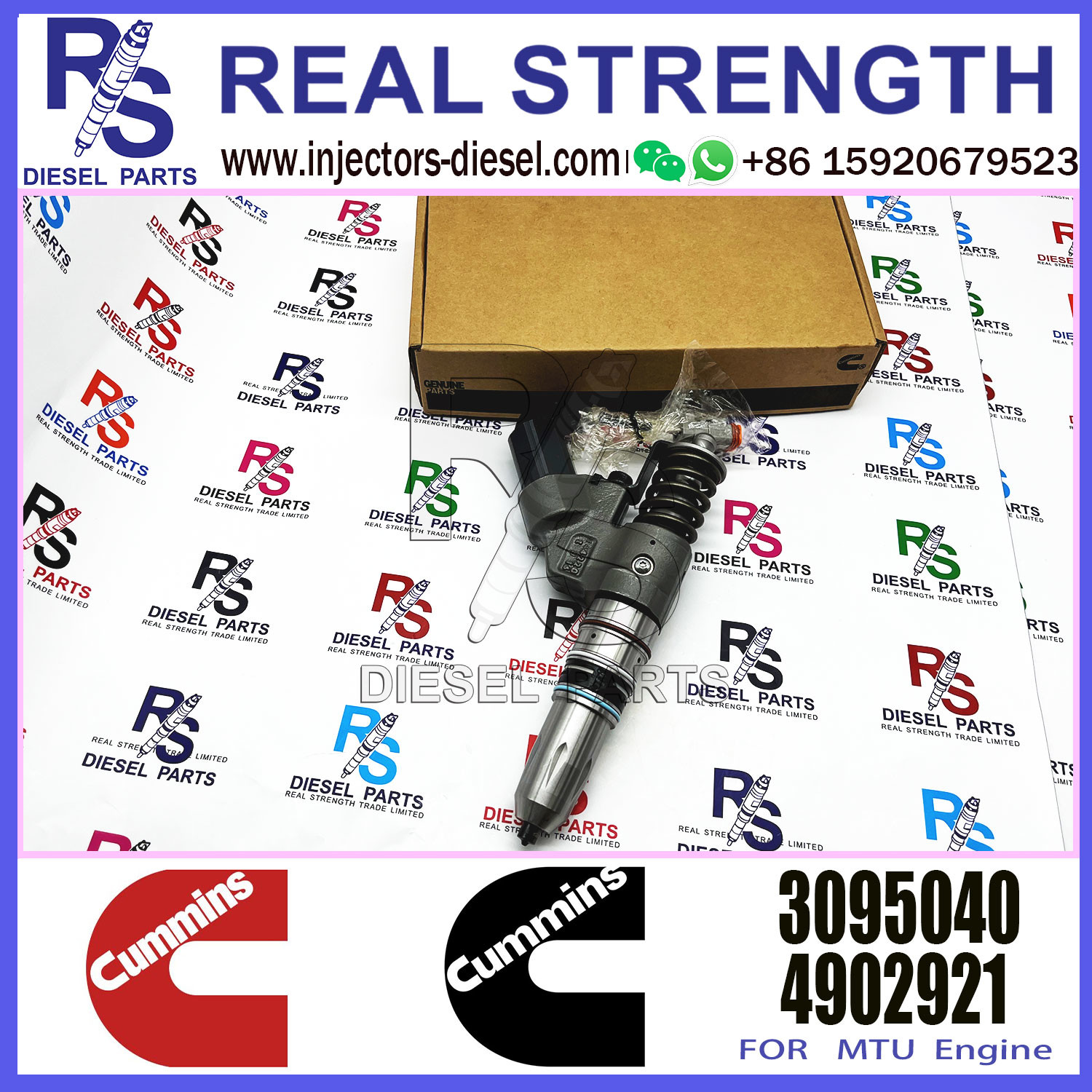 Diesel Fuel Injector common rail injector 4061851 4088327 4088665 3411753 3095040 M11CUM-MINS