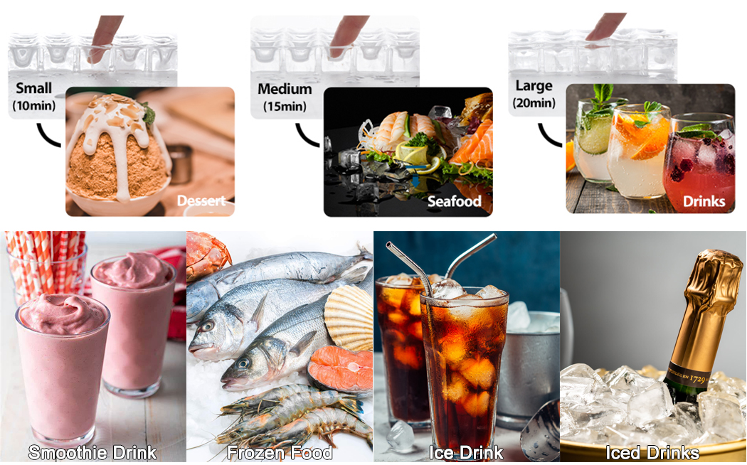 Hotel Control Panel Touchpad Ice Cube Maker Machine 300kg Stainless Steel Automatic Ice Block Making Commercial Ice Maker
