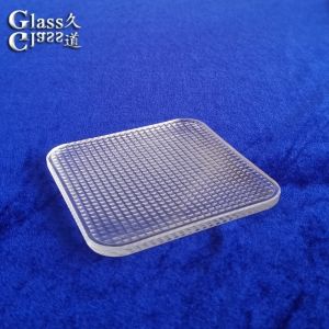 China Custom High Clarity Patterned Textured Glass Cover For Spotlighting on sale