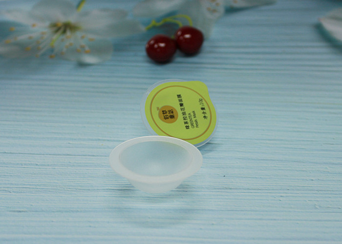 Small Round Clear Plastic Containers For Massage Packing 20mm Height